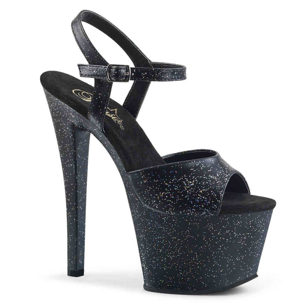 Pleaser - SKY309MMG Sandale à bride à la cheville, Pole dance chaussures - Chaussures de pole dance - Noir Product image